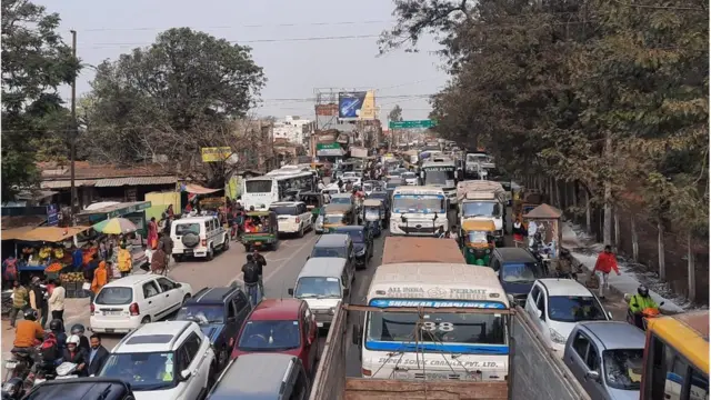 झारखंड में चक्का जाम