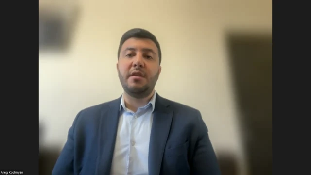 Армениянын саясий коопсуздук саясатын изилдөө борборунун жетекчиси Арег Кочинян