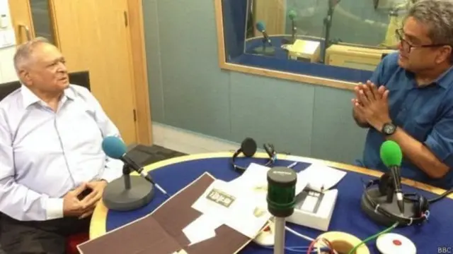 பிபிசி ஸ்டுடியோவில் வினய் கபிலா