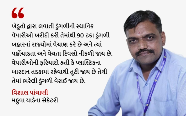 ડુંગળી, ગુજરાત, ખેડૂતો, બારદાન, પ્લાસ્ટિક