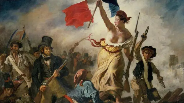 "La Libertad Guiando al Pueblo"