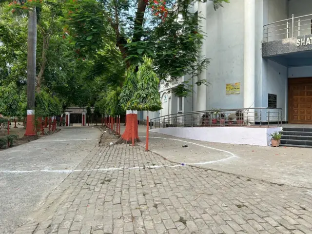 पटना लॉ कॉलेज और घटना स्थल की तस्वीर