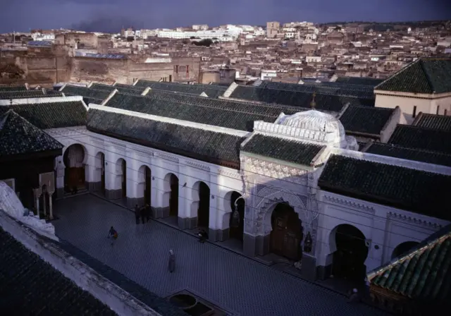 La mosquée Karaouiyine (Al Quaraouiyine) à Fès, Maroc. 