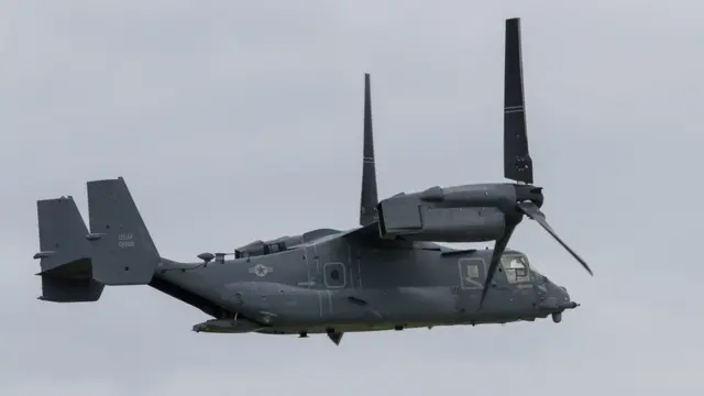 미군 수송기 CV-22 오스프리