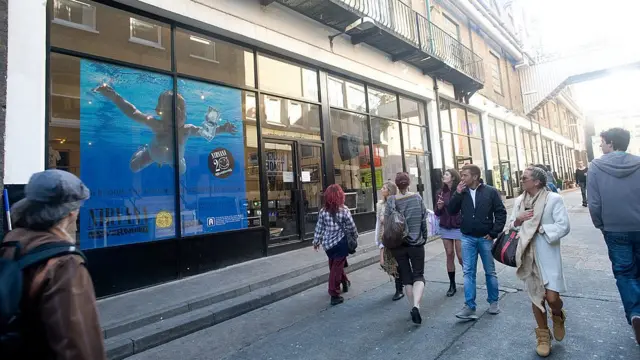 Imagen de la portada del disco de Nirvana.