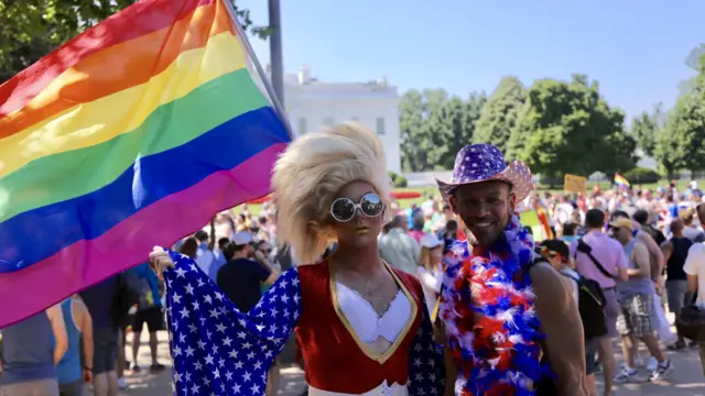 Protesters at White House