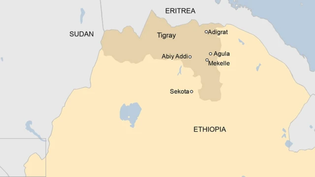 Tigray map