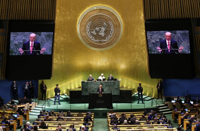 24 सितंबर को संयुक्त राष्ट्र महासभा में तुर्की के राष्ट्रपति रेचेप तैय्यप अर्दोआन