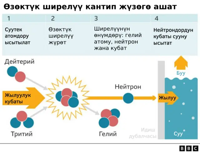 Өзөктүк ширелүү кантип жүзөгө ашат