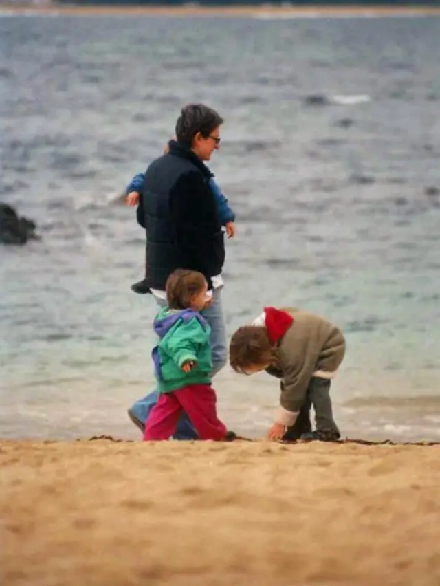 Paula Sáenz con sus hijos (Crédito: Paula Sáenz)