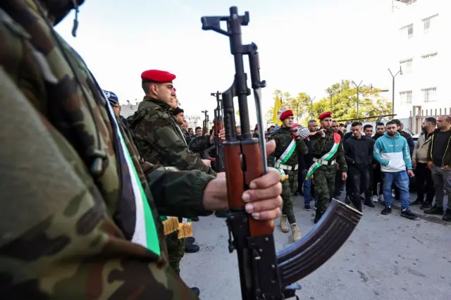 صورة أرشيفية لقوات الأمن الفلسطيني في الضفة الغربية المحتلة