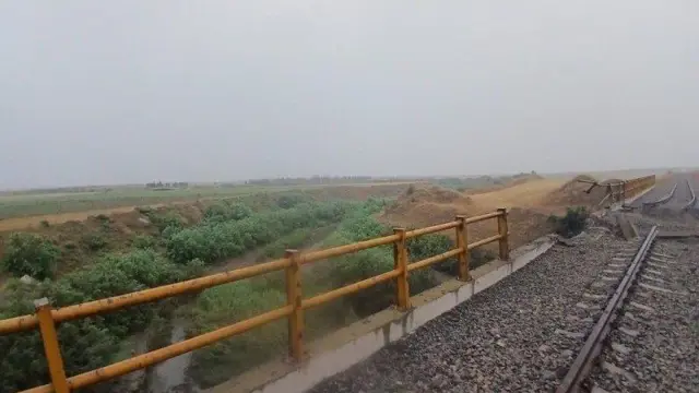 پل ریلی آق‌تکه‌خان بر روی رودخانه گرگان‌رود
