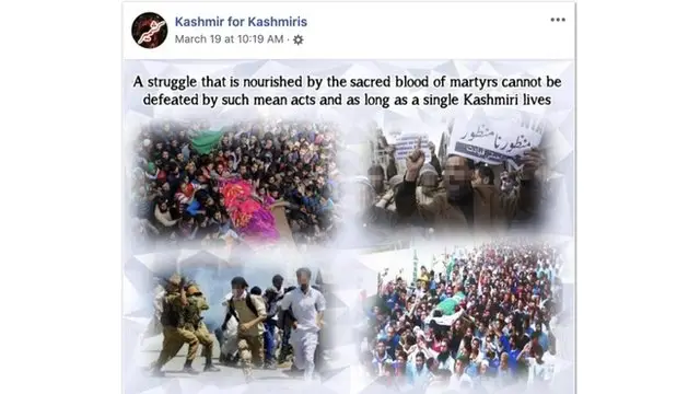 بند کیے جانے والے اکاؤنٹس میں کشمیری برادری کے حق میں چلائے جانے والے اکاؤنٹس بھی شامل ہیں