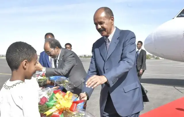 ፕረዚደንት ሶማልያ ኣብ ውሽጢ ሓደ ዓመት ልዕሊ 3 ግዜ ናብ ኣስመራ ገይሹ