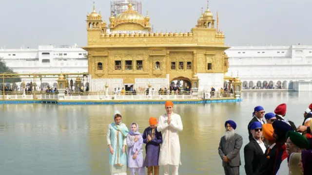 ਜਸਟਿਨ ਟਰੂਡੋ ਆਪਣੇ ਪਰਿਵਾਰ ਦੇ ਨਾਲ