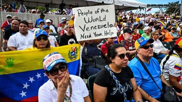 2024 ఆగస్టులో ఫ్లోరిడాలో వెనెజ్వెలా ప్రతిపక్ష పార్టీ ర్యాలీ