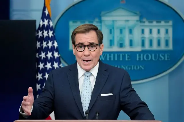 व्हाइट हाउस के नेशनल सिक्योरिटी स्पोक्सपर्सन जॉन किर्बी