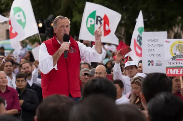 José Antonio Meade candidato del oficialista PRI en la elección de 2018.