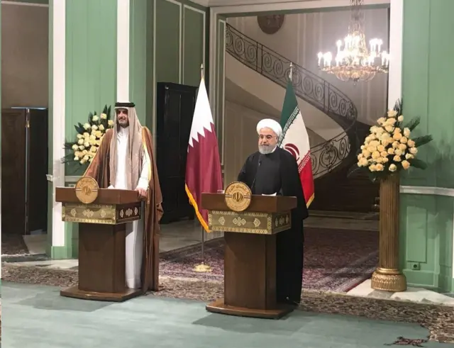 امیر قطر برای دیداری رسمی امروز وارد ایران شد