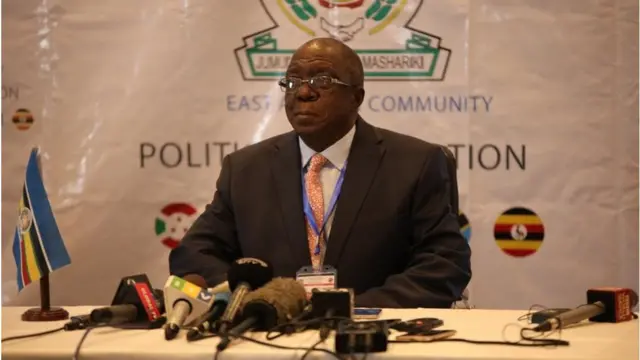 Mwenyekiti wa ujumbe wa waangalizi wa jumuia ya Afrika Mashariki kwenye uchaguzi wa Tanzania, Silvestre Ntibantunganya