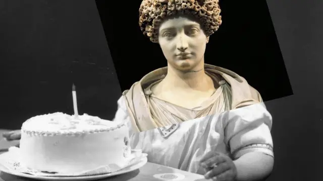 Imagen de una noble romana.