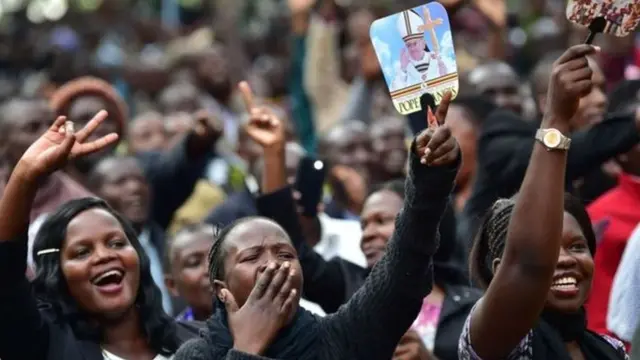 Baadhi ya mahujaji katika tukio la kuwakumbuka mashahidi wa Uganda