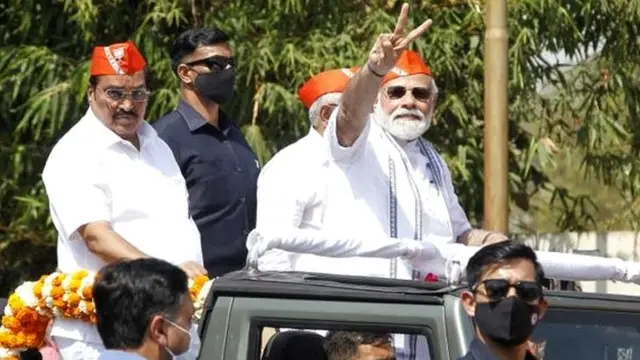 નરેન્દ્ર મોદી અમદાવાદ રોડ શો