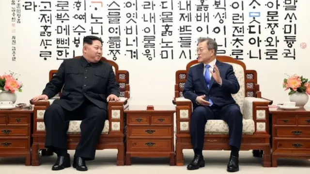 उत्तर कोरिया, दक्षिण कोरिया, कम जोंग उन, मून जे-इन