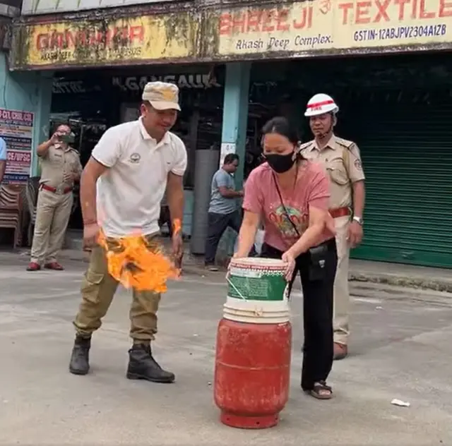 గ్యాస్ సిలిండర్ ప్రమాదాలు