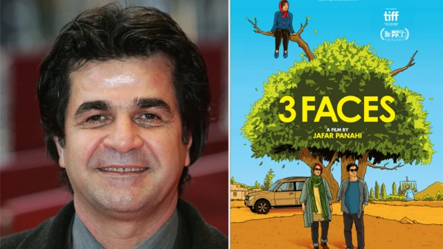 جعفر پناهی، فیلمساز - پوستر فیلم 'سه‌رخ'