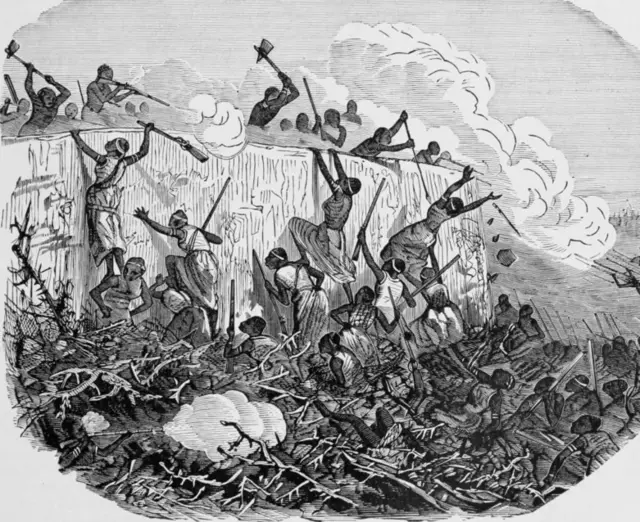 Bataille d'Abeokuta en 1851.