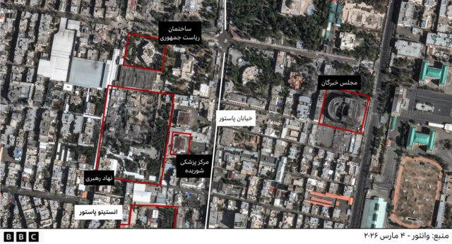 نقشه نهاد رهبری جمهوری اسلامی