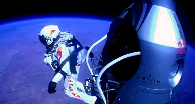 Феликс Баумгартнер парашюттан секирүү боюнча рекорд коёрдо терс ойлордон арылуу үчүн визуализация ыкмасын колдонгон