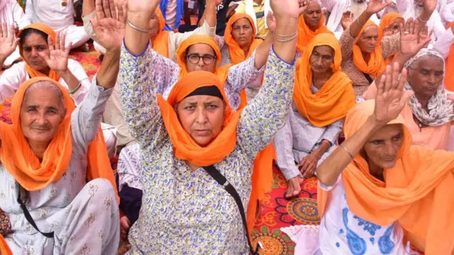 ਕਿਸਾਨਾਂ ਦਾ ਮੁਜ਼ਾਹਰਾ