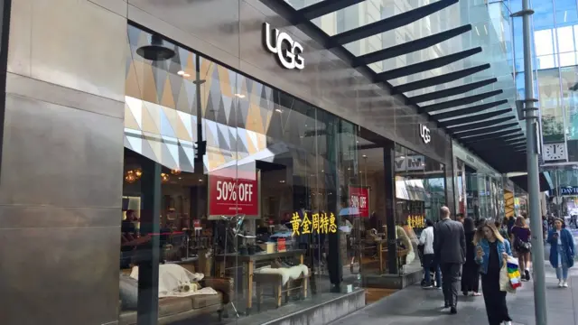 Крамниця UGG, що належить компанії Deckers, у центрі Мельбурна