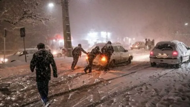 بارش برف در ایران