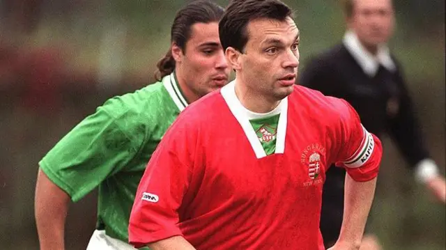 виктор орбан игра фудбал