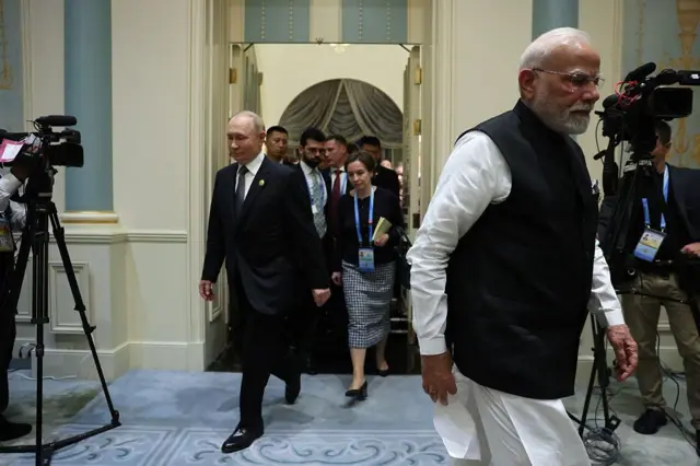 पुतिन और मोदी