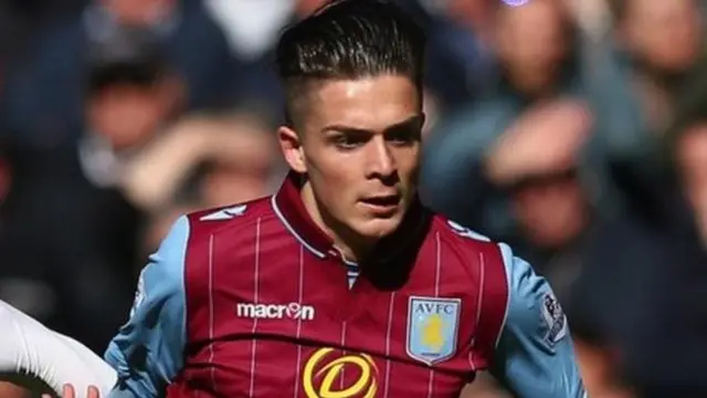 Mchezaji wa safu ya kati Jack Grealish