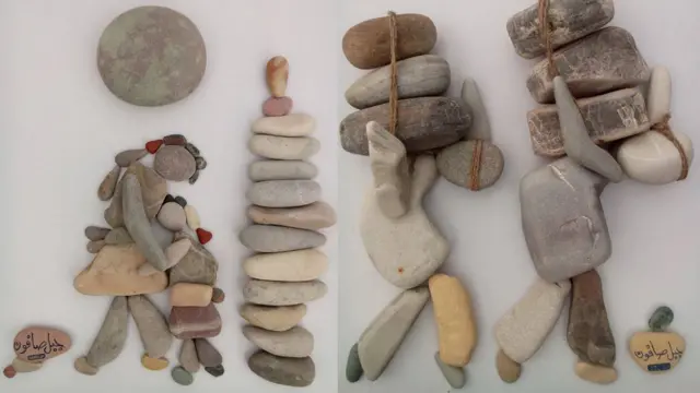 Laba dhagax oo farshaxan ah