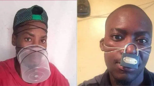 Orin wo ni ka kọ si gbẹdu ibomu-bẹnu onike yi? Abi ẹ o wa tun ri ẹni to fi agadagodo ṣe ibomu-bẹnu.