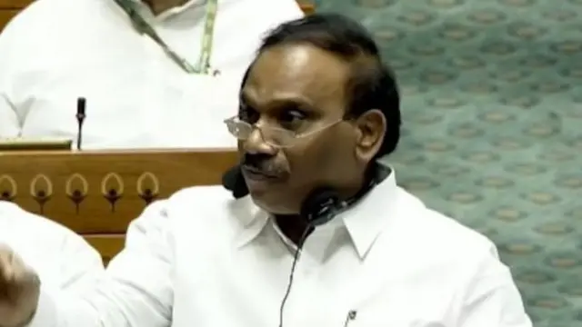 திமுக எம்.பி ஆ ராசா.