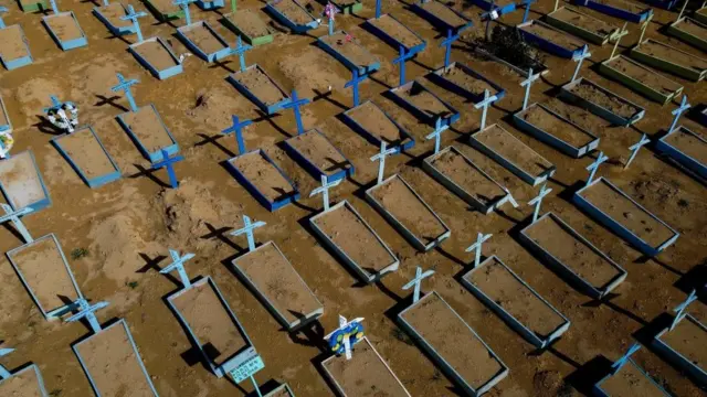 Cementerio en Manaos, en Brasil.