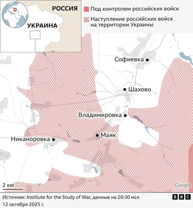 карта Донецкой области