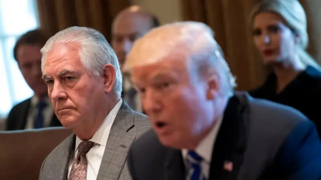 रेक्स टिलरसन, डोनल्ड ट्रंप