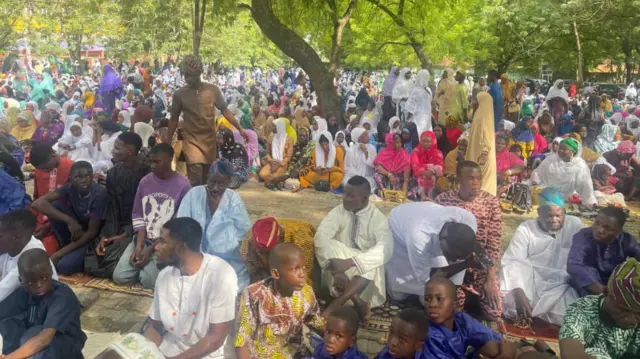 Aworan awọn musulumi ni yidi niluu Abeokuta