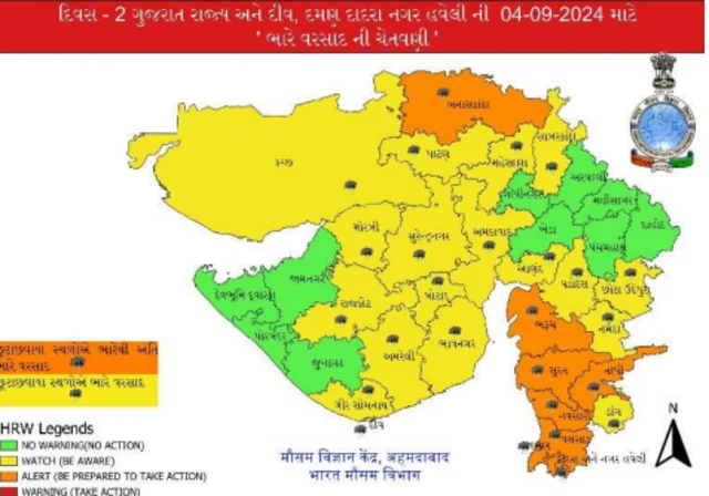 ગુજરાત હવામાન, ચોમાસું
