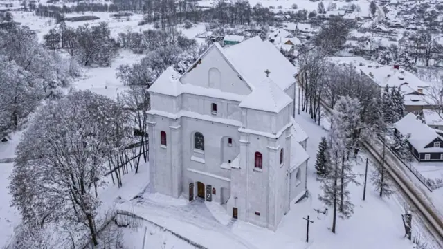 በኖዎግሮዴክ ከተማ የሚገኘው የመነኮሳቱ ቤተ ክርስቲያን 