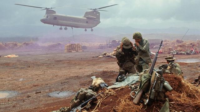 Soldados estadounidenses en Vietnam