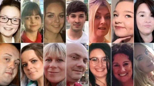 Víctimas del ataque de Manchester